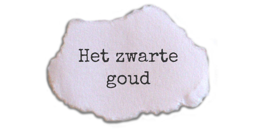 Het zwarte goud knop